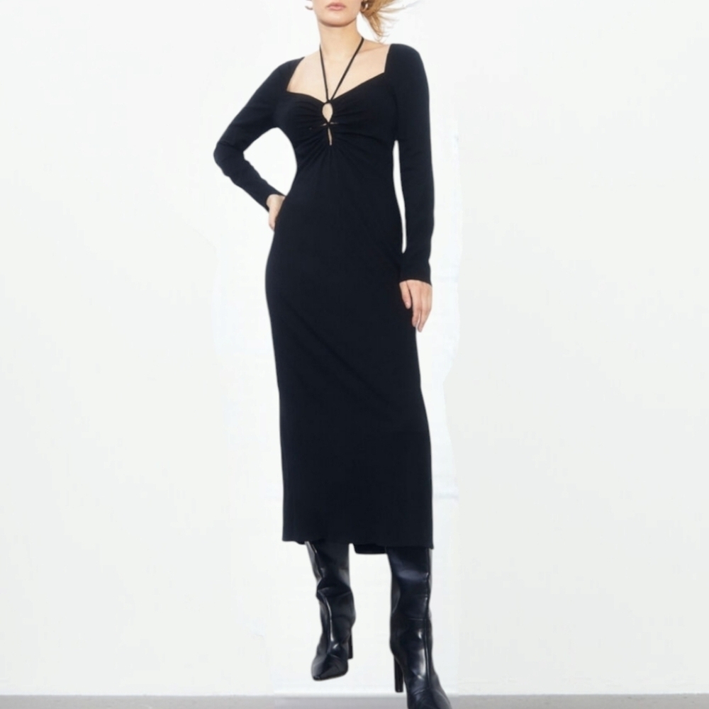 H&M Women's Halterneck Bodycon Dress NWT